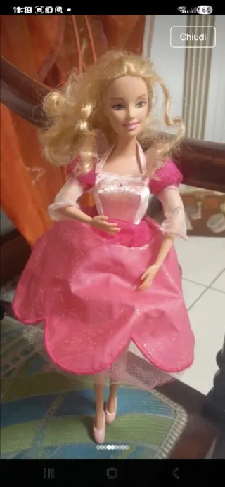 Barbie con gattino ballerina