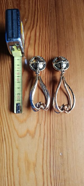 Pendientes Vintage de bisutería de clip