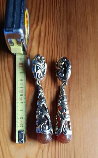 Pendientes Vintage de bisutería de clip