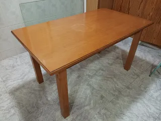Mesa comedor pino macizo 140x80