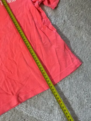 Camiseta Tommy Jeans Y2K Naranja Talla M