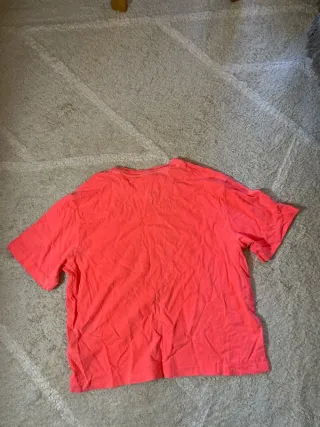 Camiseta Tommy Jeans Y2K Naranja Talla M