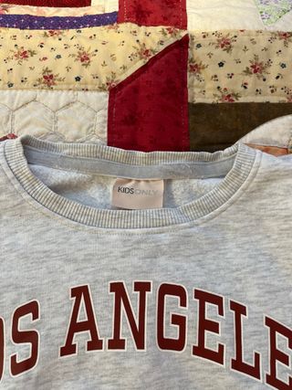 Sudadera corta niña talla 10 años