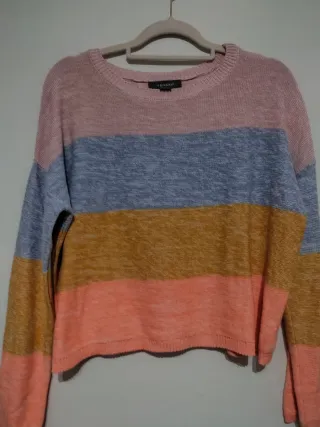 Jersey Primark y Pantalón Mango