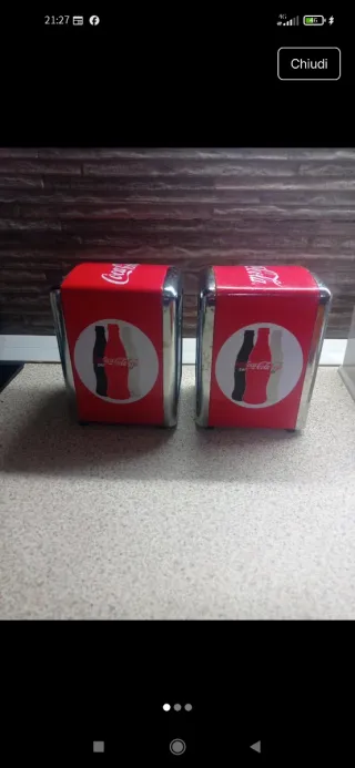 Porta tovaglioli Coca Cola