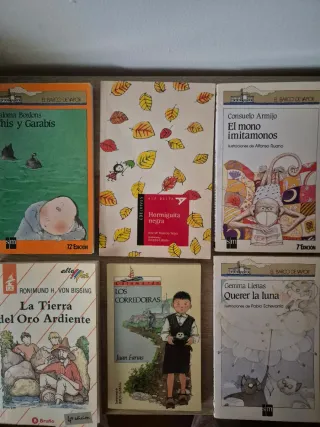 Lote 6 libros infantil- juvenil