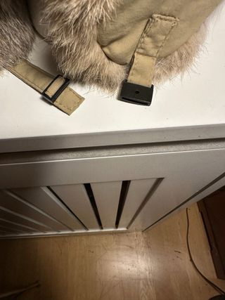 Gorro Aviador Forrado Invierno Marrón Beige