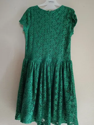 Vestido verde con flores here+there
