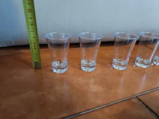 6 Bicchieri Shot Plastica Infrangibile