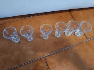 6 Bicchieri Shot Plastica Infrangibile