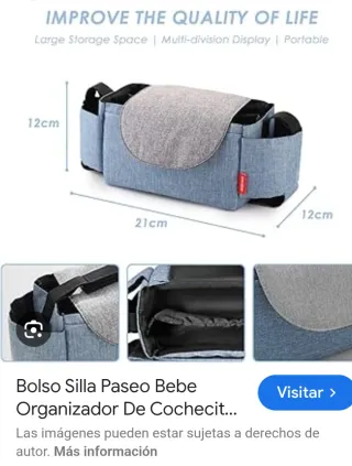 Bolso organizador silla bebé