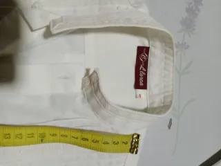 Camisas fallero blanca/beige