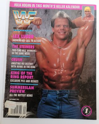 WWF WWE Magazine wrestling vintage settembre 1993