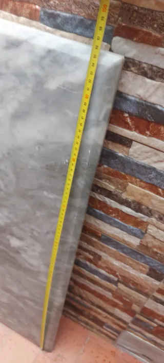 Placa de Mármol Gris 96cm ×62cm