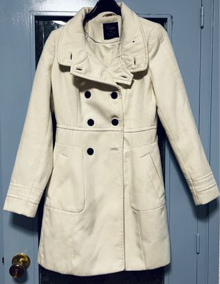 Gabardina Zara Blanca