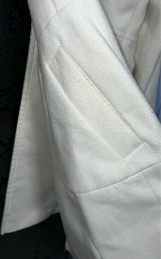 Gabardina Zara Blanca