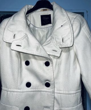Gabardina Zara Blanca