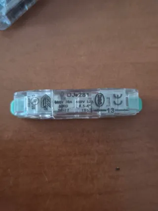 Connettori elettrici 1 via 100 pezzi