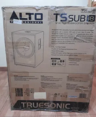 Subwoofer Alto TS18 Negro