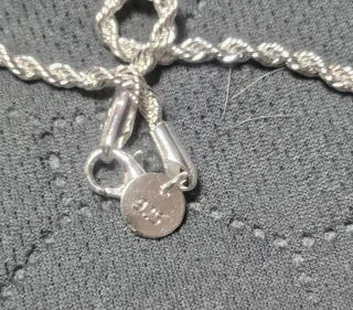 ** Cadena Plata 925 Nueva 45/55cm