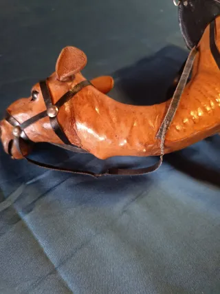 Cammello Vintage in Pelle Artigianale Arredo Etnic