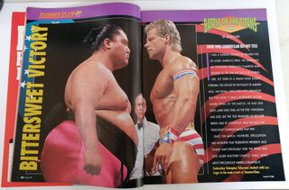WWF WWE Magazine wrestling vintage novembre 1993