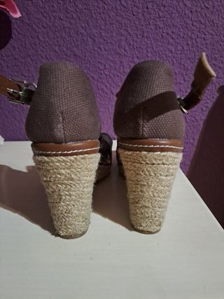 Espartos tacón 9cm Talla 38 Clara's