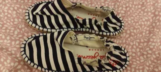 Zapatos Pepe Jeans Rayas Azul Marino Talla 31