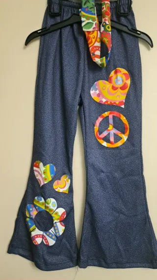 Disfraz Hippie Niño Talla 3-4