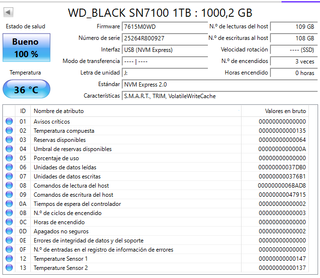 WD_BLACK SN7100 NVMe SSD 1TB 7250 MB/s