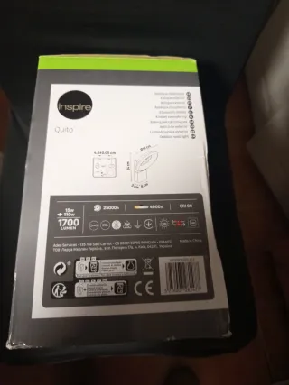 Aplique LED Exterior Gris y Blanco