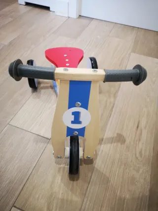 Triciclo madera bebé