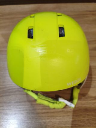 Casco de esquí amarillo Decathlon
