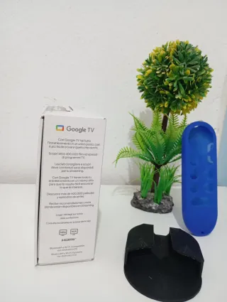 Google Chromecast HD + Funda Azul