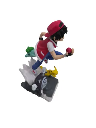 Figura di Pokemon Ash Ketchum con Pikachu