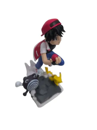Figura di Pokemon Ash Ketchum con Pikachu