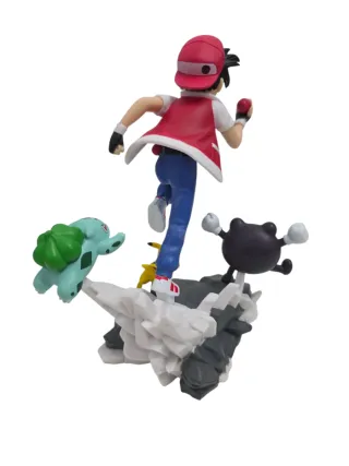 Figura di Pokemon Ash Ketchum con Pikachu