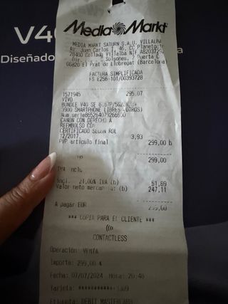 Vivo V40 SE + Auricolari + Caricatore (originali)