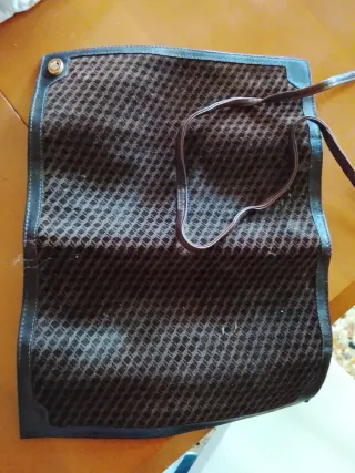 Portagioie marrone con fantasia