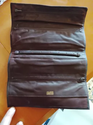 Portagioie marrone con fantasia