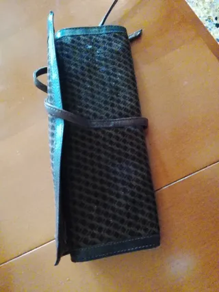 Portagioie marrone con fantasia