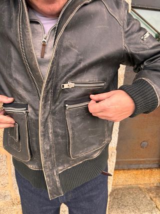 Cazadora Red Bear Negra Talla XL