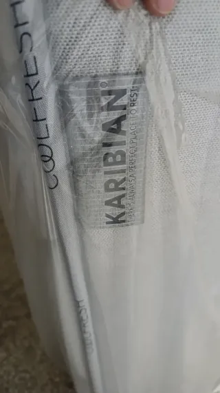 Somier canguro de láminas y colchones.