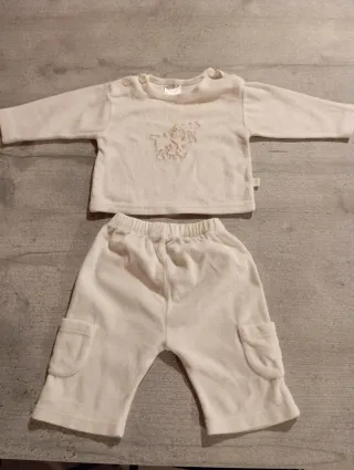 Completo neonato in spugna