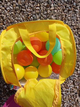 Sacco con palline gioco Ludi