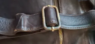 Zaino Fantini Pelletteria Vera Pelle Marrone