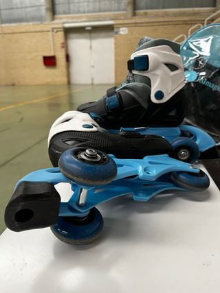Patines extensibles infantiles con protecciones