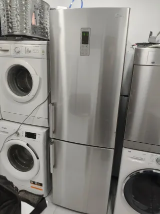 Nevera Combi LG Inox 1.85m