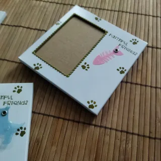 Lote 3 marcos fotos mascotas