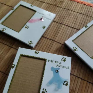 Lote 3 marcos fotos mascotas